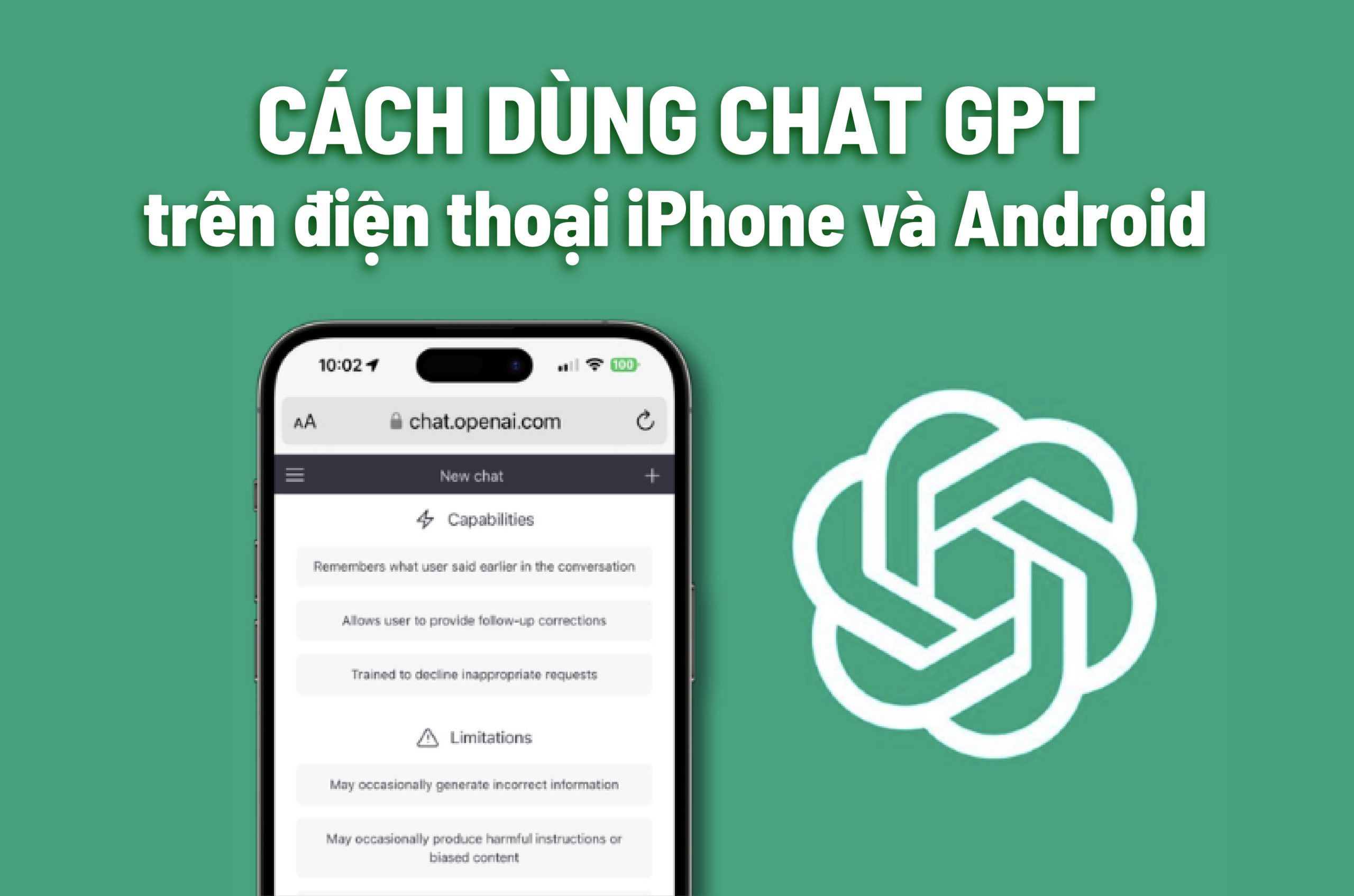 Cách dùng Chat GPT trên điện thoại iPhone và Android - SEVE7.VN