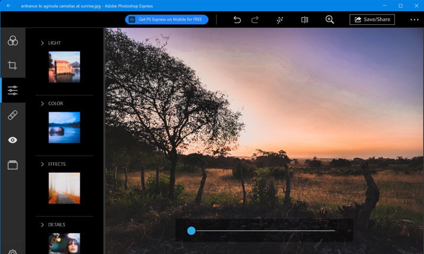 Photoshop Express là gì? So sánh Adobe Photoshop và Photoshop Express
